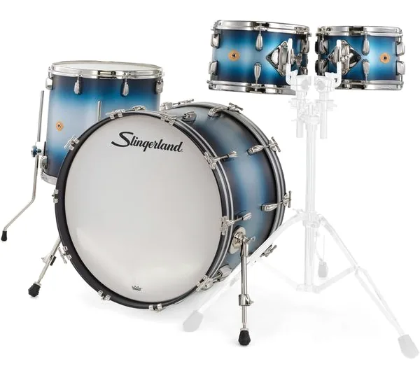 Slingerland 22" Radio King 4pc Kit BS detail 2