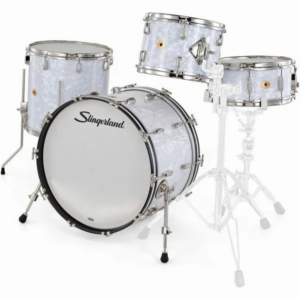 Slingerland 22" Radio King 4pc w/Snare WMP detail 2