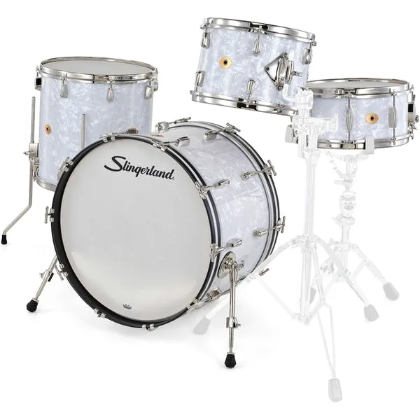 Slingerland 22" Radio King 4pc w/Snare WMP vooraanzicht