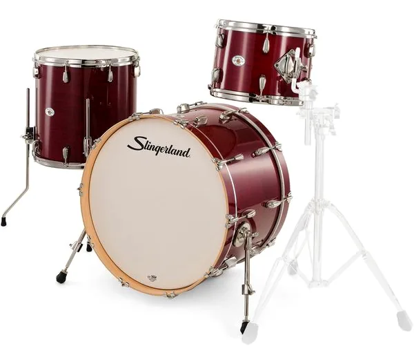 Slingerland 22" Studio King 3pc Kit RCR detail 2