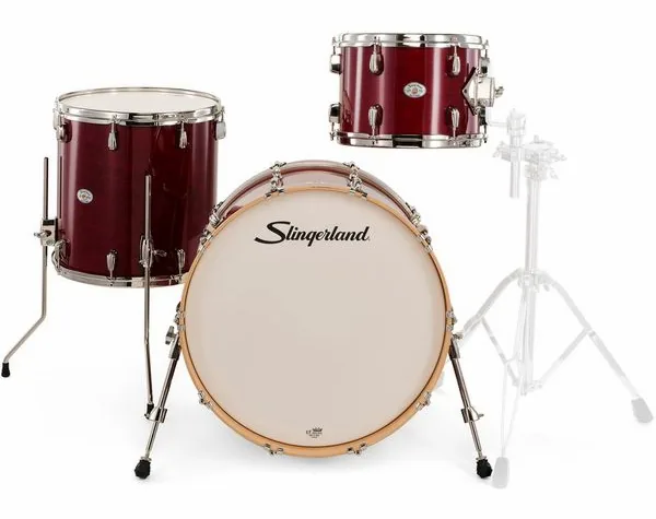 Slingerland 22" Studio King 3pc Kit RCR detail 3