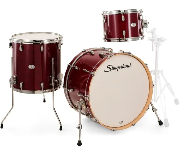 Slingerland 22" Studio King 3pc Kit RCR detail 4