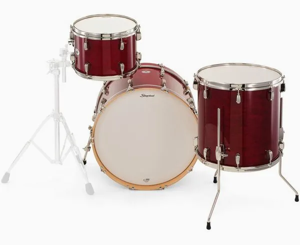 Slingerland 22" Studio King 3pc Kit RCR detail 5