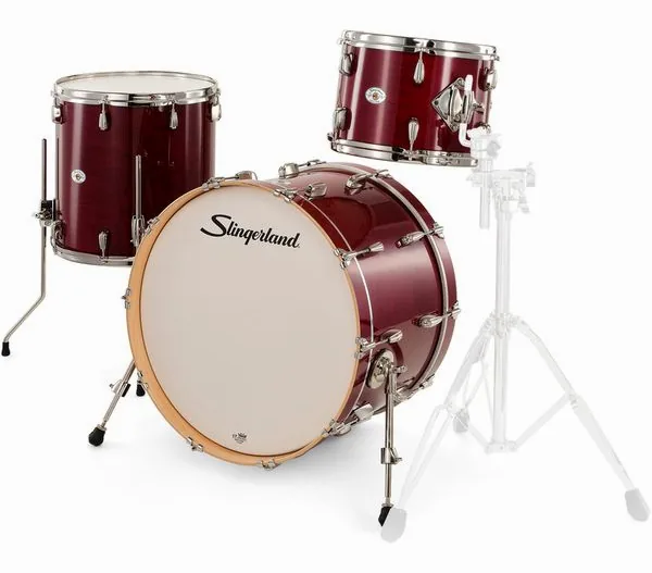 Slingerland 22" Studio King 3pc Kit RCR vooraanzicht