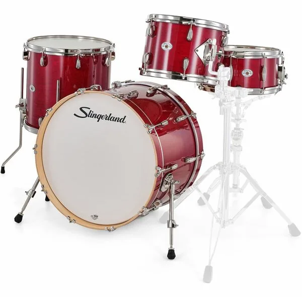 Slingerland 22" Studio King 4pc w/SN RCR vooraanzicht