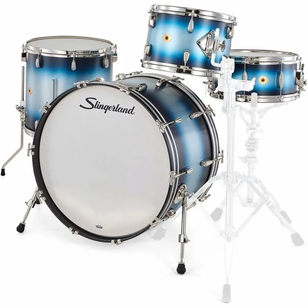 Slingerland 24" Radio King 4pc w/Snare BS detail 2