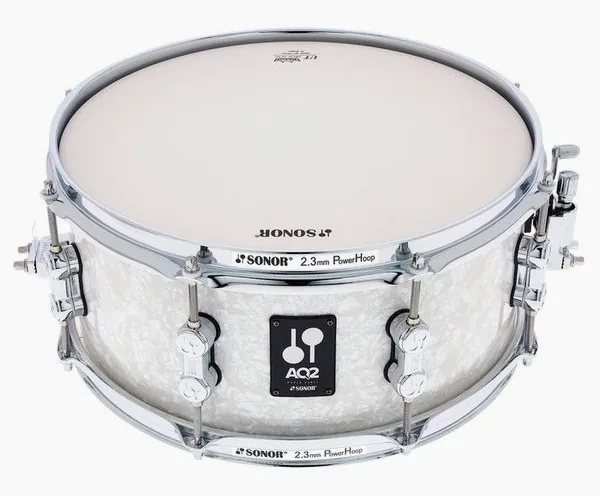Sonor 13"x06" AQ2 Snare Drum WHP detail 2