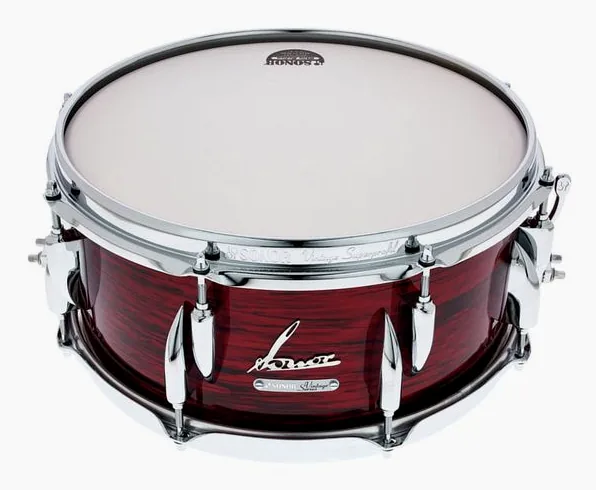Sonor 13"x6" Vintage Snare Red Oy vooraanzicht