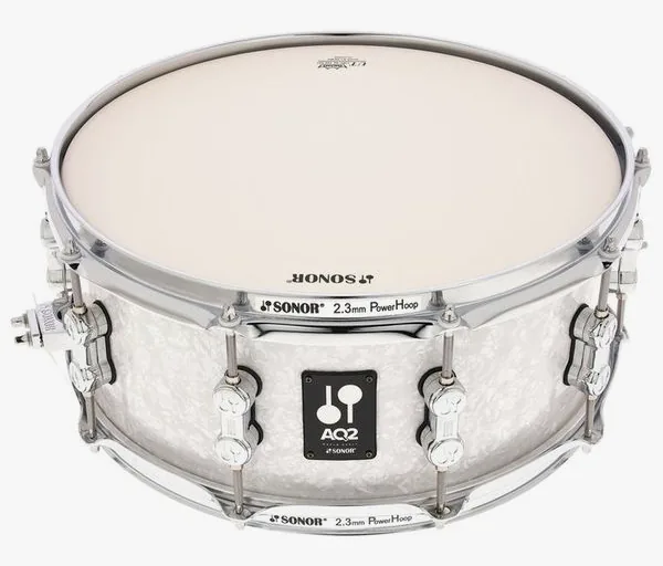 Sonor 14"x06" AQ2 Snare Drum WHP detail 2