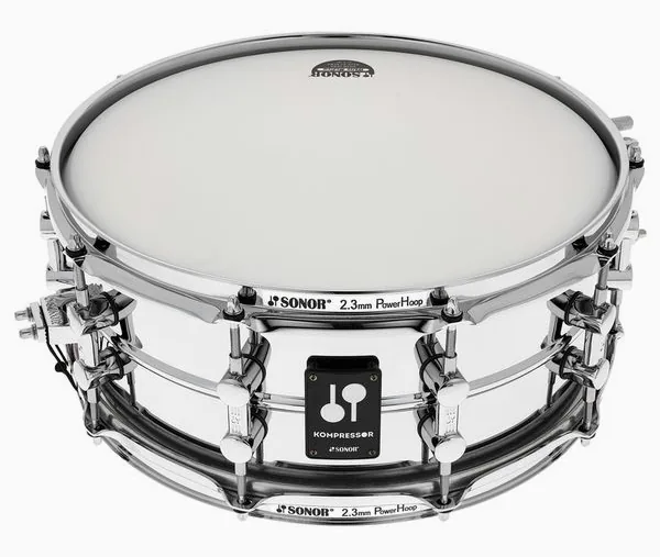 Sonor 14"x5,75" Kompressor Steel SD vooraanzicht
