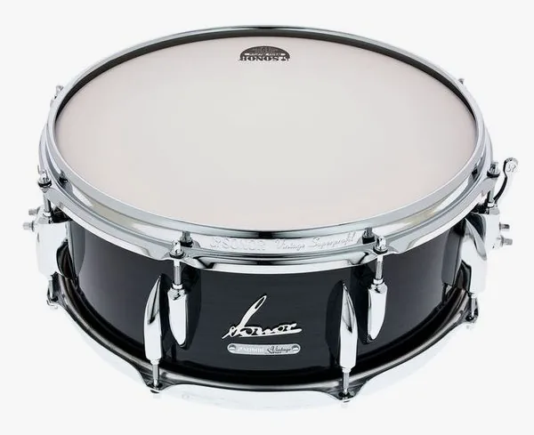 Sonor 14"x5,75" Vintage Snare Black detail 2
