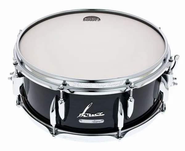Sonor 14"x5,75" Vintage Snare Black vooraanzicht