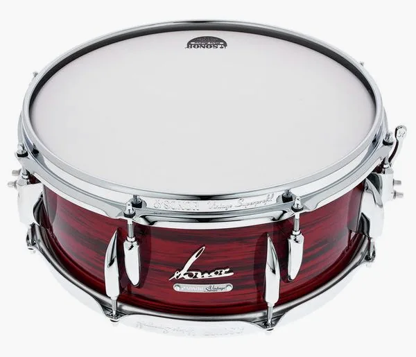 Sonor 14"x5,75" Vintage Snare Red Oy detail 2