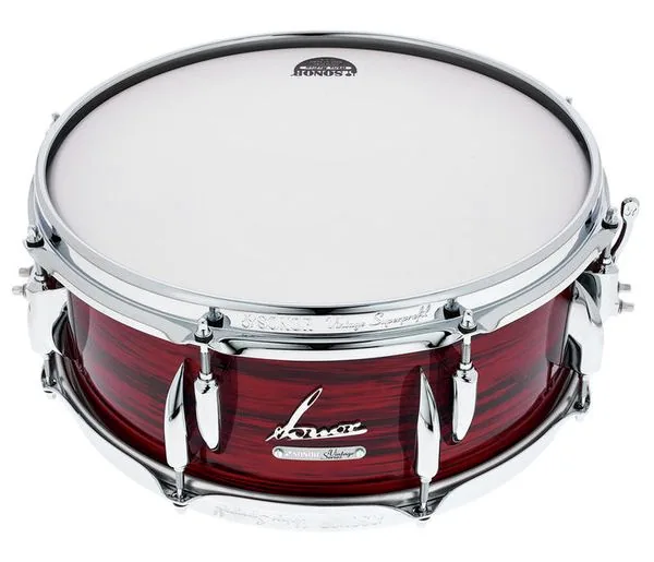 Sonor 14"x5,75" Vintage Snare Red Oy vooraanzicht