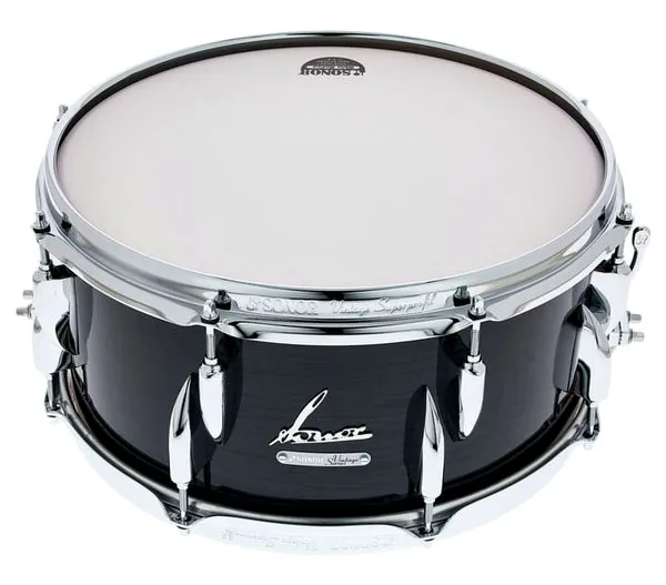 Sonor 14"x6,5" Vintage Snare Black vooraanzicht