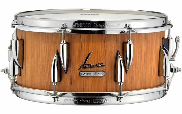 Sonor 14"x6,5" Vintage Snare Teak vooraanzicht