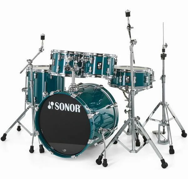 Sonor AQ1 Studio Set Caribbean Blue vooraanzicht
