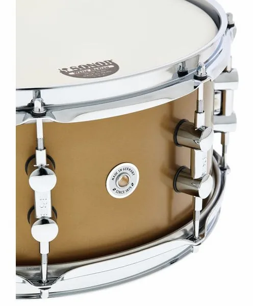 Sonor SQ1 13"x6" Snare Satin Gold detail 5