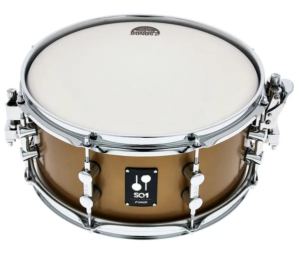 Sonor SQ1 13"x6" Snare Satin Gold vooraanzicht