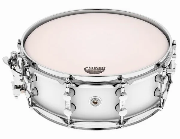 Sonor SQ1 14"x5" Snare SP White detail 5