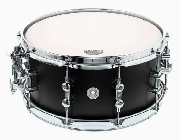 Sonor SQ1 14"x6,5" Snare GT Black vooraanzicht