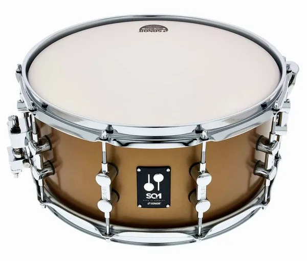 Sonor SQ1 14"x6,5" Snare Satin Gold detail 2