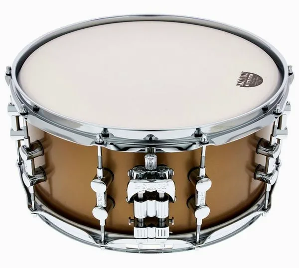 Sonor SQ1 14"x6,5" Snare Satin Gold detail 4
