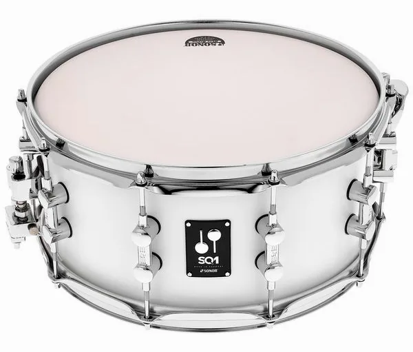 Sonor SQ1 14"x6,5" Snare SP White vooraanzicht