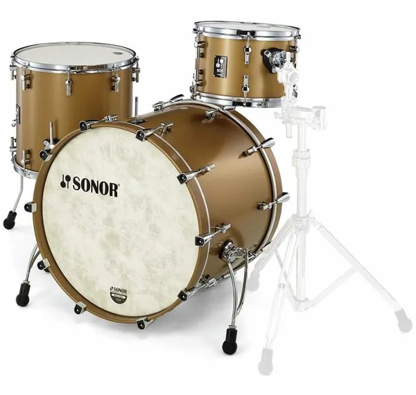 Sonor SQ1 Studio GT Satin Gold Metal vooraanzicht