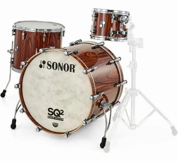 Sonor SQ2 1up 1down Rosewood vooraanzicht