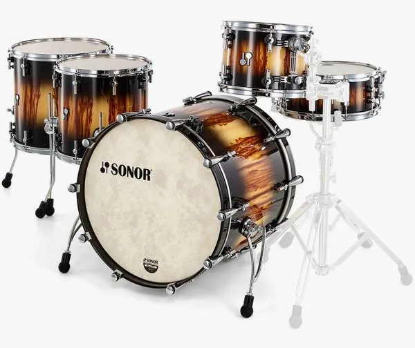 Sonor SQ2 1up2down Candy Black Burst detail 2