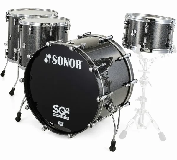 Sonor SQ2 24 Birch Black Sparkle detail 2
