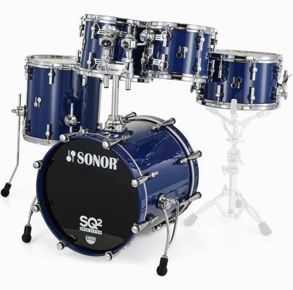 Sonor SQ2 Beech Cobalt Blue 18 vooraanzicht