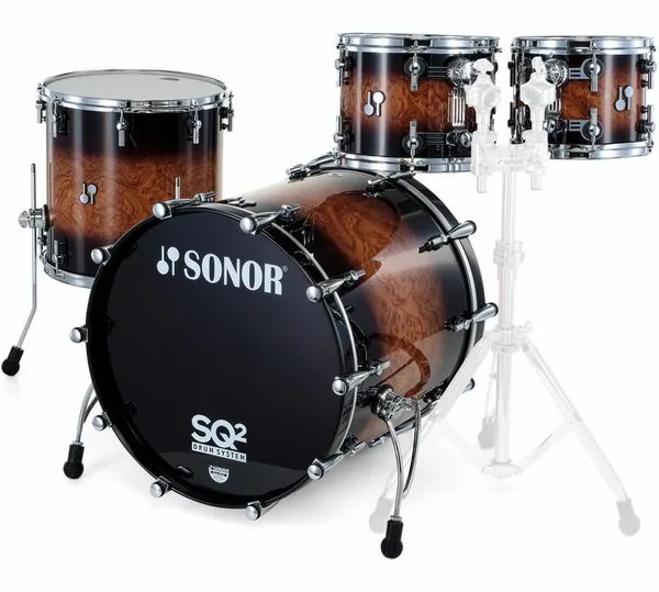 Sonor SQ2 Beech Walnut Brown Burst detail 2