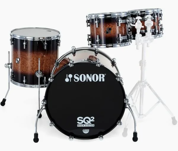 Sonor SQ2 Beech Walnut Brown Burst detail 3