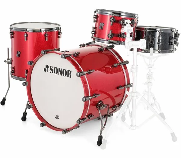 Sonor SQ2 Birch Red Sparkle detail 2