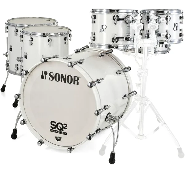 Sonor SQ2 Rock Set Beech White Spkl. vooraanzicht