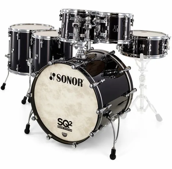 Sonor SQ2 Set 2up2down Deep Black detail 2
