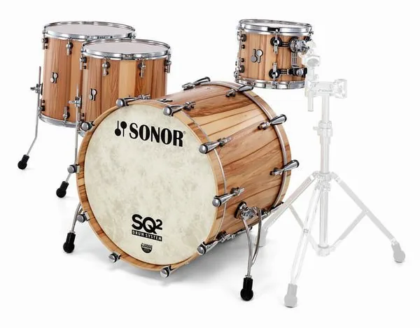 Sonor SQ2 Set Beech American Walnut vooraanzicht