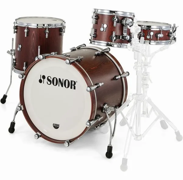 Sonor SQ2 Set Maple 1up1down Walnut detail 2