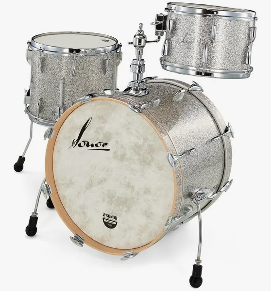 Sonor Vintage Three20 Silver WM vooraanzicht