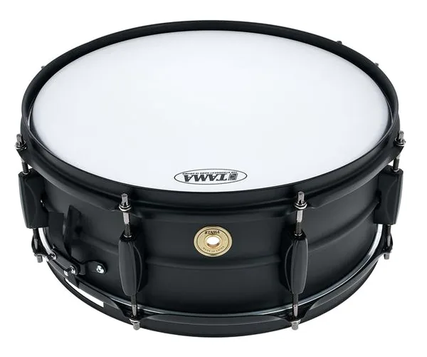 Tama 14"x5,5" Metalworks Bl. Steel vooraanzicht