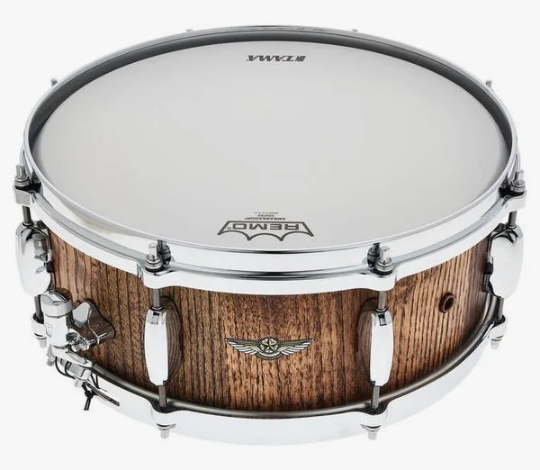 Tama 14"x5,5" Star Walnut Snare RSC vooraanzicht