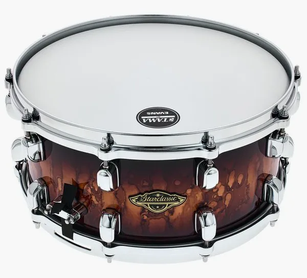 Tama 14"x6,5" Starcl. Walnut/B. MBR detail 2