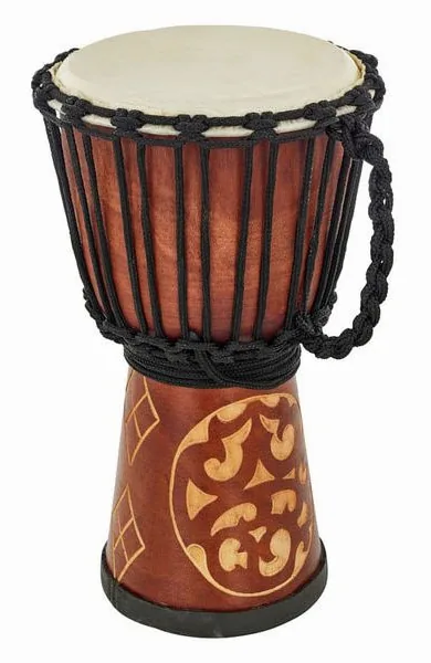 Terre Djembe Carved Ornament 40cm detail 2