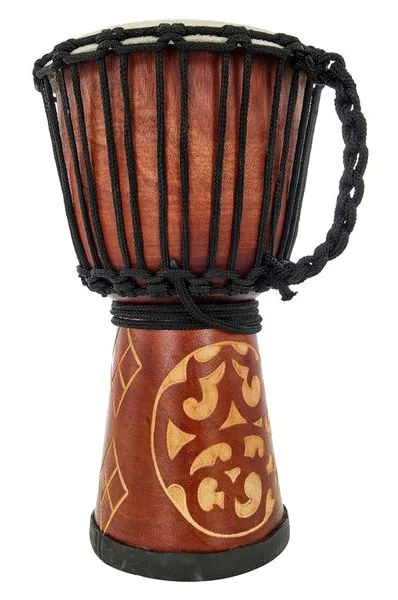 Terre Djembe Carved Ornament 40cm detail 3