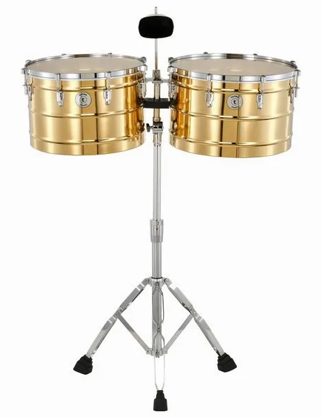 Thomann 15"+16" Timbales Brass detail 3