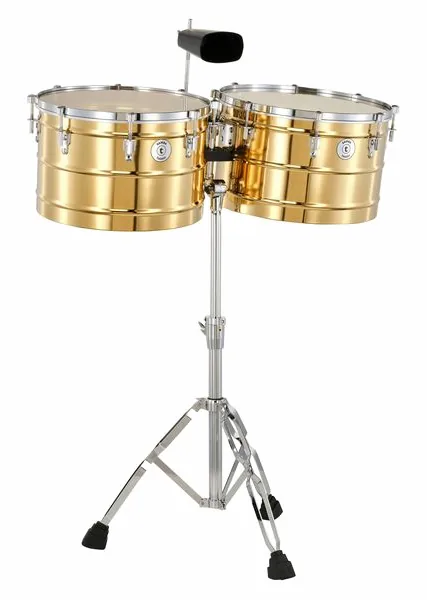 Thomann 15"+16" Timbales Brass detail 4