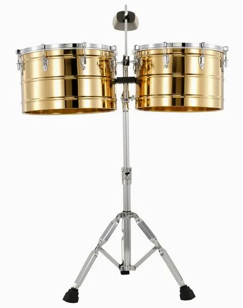 Thomann 15"+16" Timbales Brass detail 5