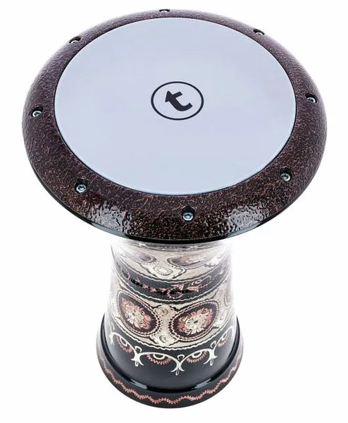 Thomann 8,5" Engraved Copper Doumbek detail 4